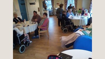 Hodge Hill care home Residents enjoy games afternoon